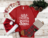 Merry Christmas Ya Filthy Animal Funny Christmas Tshirt - little crafty souls