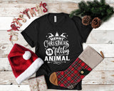 Merry Christmas Ya Filthy Animal Funny Christmas Tshirt - little crafty souls