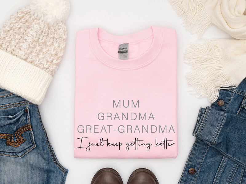 Mum Grandma Great-Grandma jumper - little crafty souls