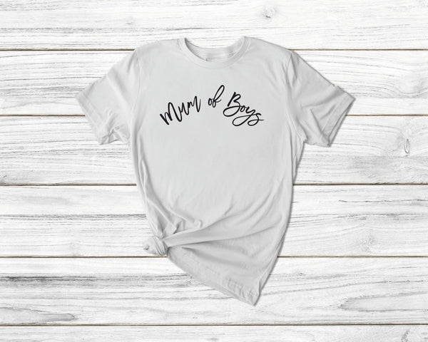 Mum Of Boys Tshirt - little crafty souls