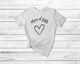 Mum Of Girls Tshirt - little crafty souls