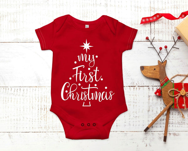 My First Christmas Baby Grow - little crafty souls