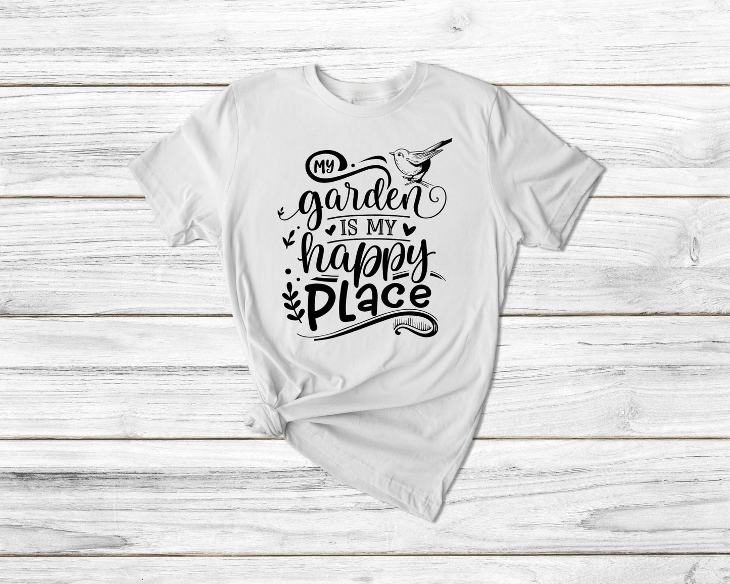 My Garden Is My Happy Place Tshirt - little crafty souls