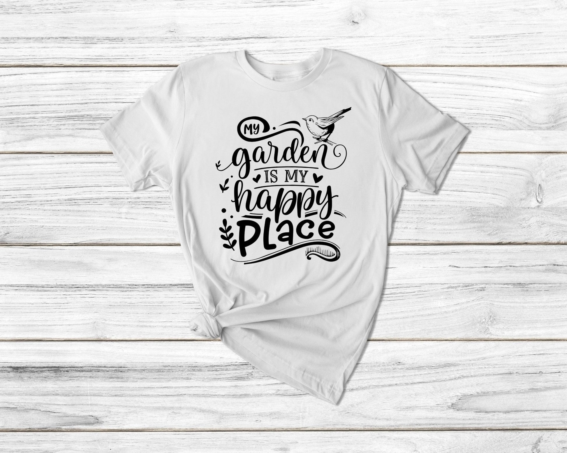 My Garden Is My Happy Place Tshirt - little crafty souls