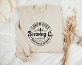 North Pole Brewing Co Sweatshirt, christmas sweater uk, christmas jumper uk, christmas hoodie, retro christmas jumper, classic christmas - little crafty souls