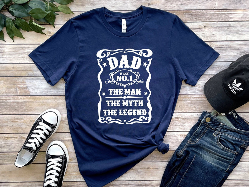 Number One Dad Tshirt - little crafty souls