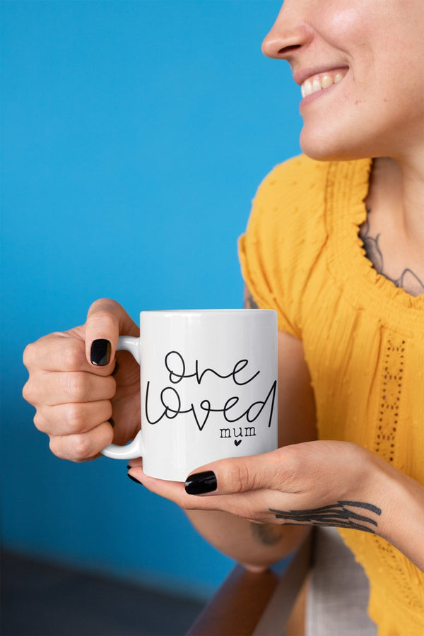 One loved Mum, Mum Coffee Mug -Mum Gift for Mother's Day - gift for mum - Mama Mug - Mama Gifts - Gifts for mum - little crafty souls