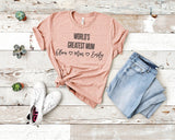 Personalise World'S Greatest Mum Tshirt - little crafty souls