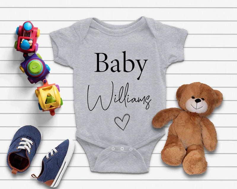 Personalised Babygrow Pregnancy Announcement Baby Vest - little crafty souls