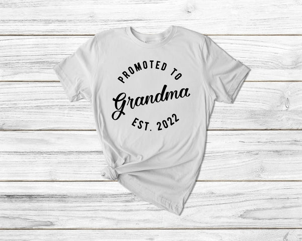 Promoted To Grandma And Grandad Tshirts - little crafty souls