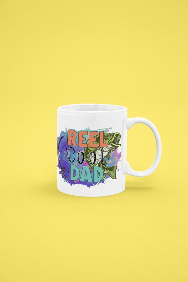 Reel cool Dad, fishing mug, mug for fishers. - little crafty souls