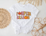 Retro Pumpkin Season Tshirt - little crafty souls