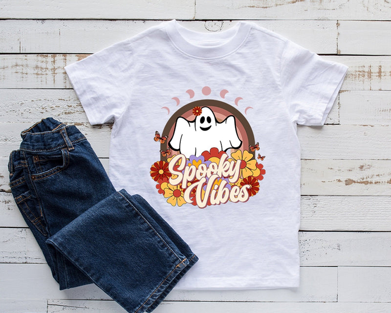 Retro Spooky Vibes Tshirt - little crafty souls