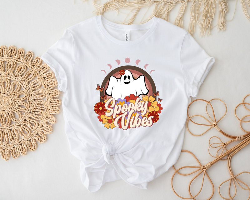 Retro Spooky Vibes Tshirt - little crafty souls