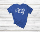 Royal Family shirts| king and queen |his queen her king tshirts | family t-shirt | little prince little princess | personalize | daddy mom - little crafty souls