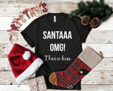 Santa Omg I Know Him Tshirt - little crafty souls