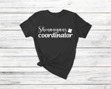 Shenanigans Coordinator St Patricks Day Shirt - little crafty souls