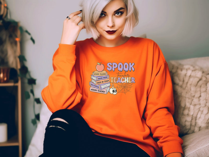 Spook Tacular Teacher jumper - little crafty souls