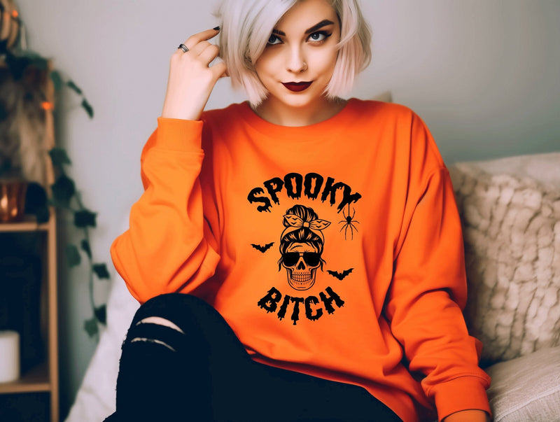 Spooky Bitch jumper - little crafty souls