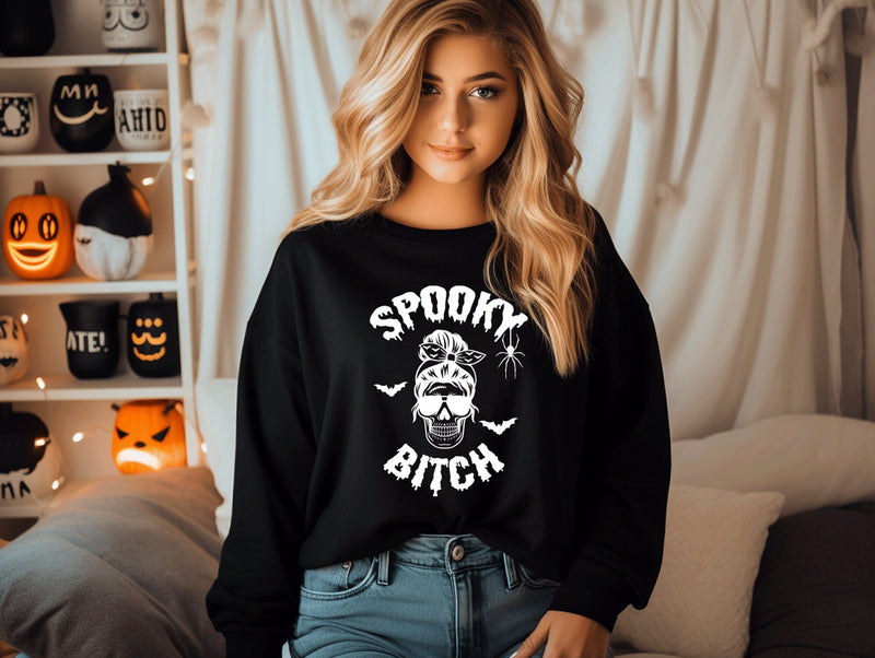 Spooky Bitch jumper - little crafty souls