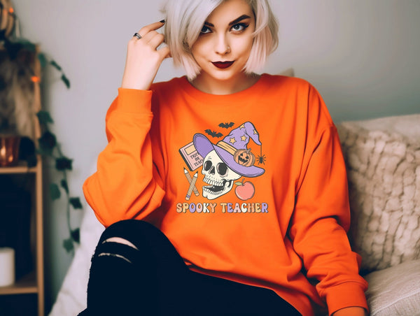 Spooky Teacher Jumper - little crafty souls