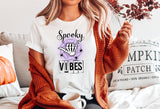 Spooky Vibes Tshirt - little crafty souls