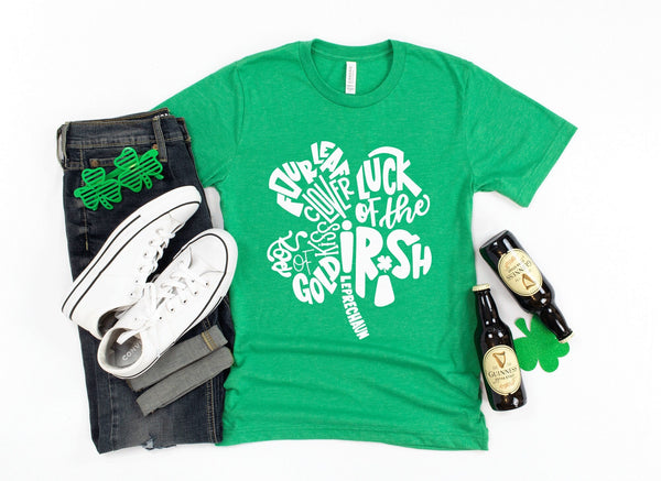 St Patricks day shirts, luck of the Irish tshirt, Sharmrock shirt, Clover shirt, Lucky st patricks day shirt, Patrick's Shirt for ladies - little crafty souls