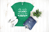 St Patricks day shirts, Who needs luck when you're this cute, luck of the Irish tshirt, st patricks day, Patrick's Shirt for ladies, - little crafty souls