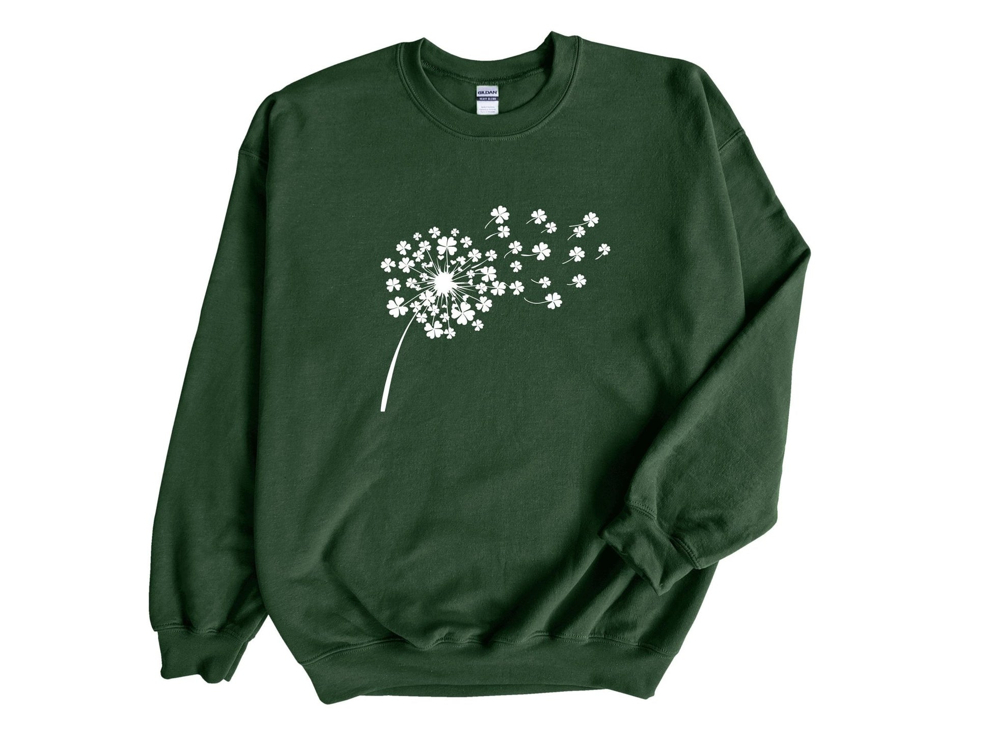 St Patrick's Day Sweatshirt, Clover Sweater, Paddys Day sweatshirt, St Patricks day jumper, Irish Hoodie, Funny Irish, Ireland Sweatshirt - little crafty souls