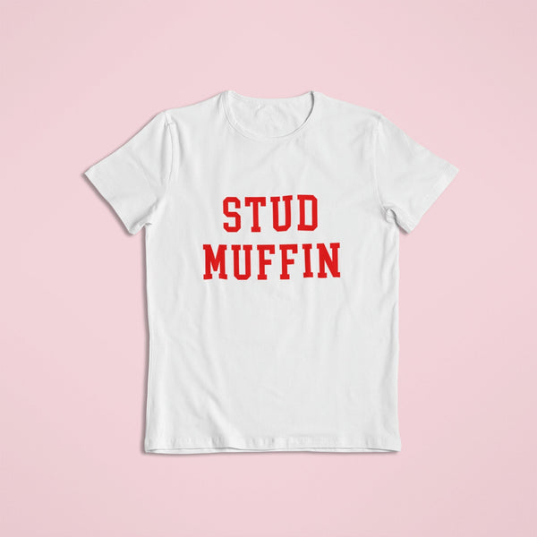 Stud Muffin Valentine Tshirt - little crafty souls