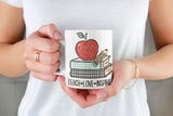 Teach love inspire teachers mug, school leavers teacher, gifts for teachers, world's best teacher, mugs for teachers - little crafty souls