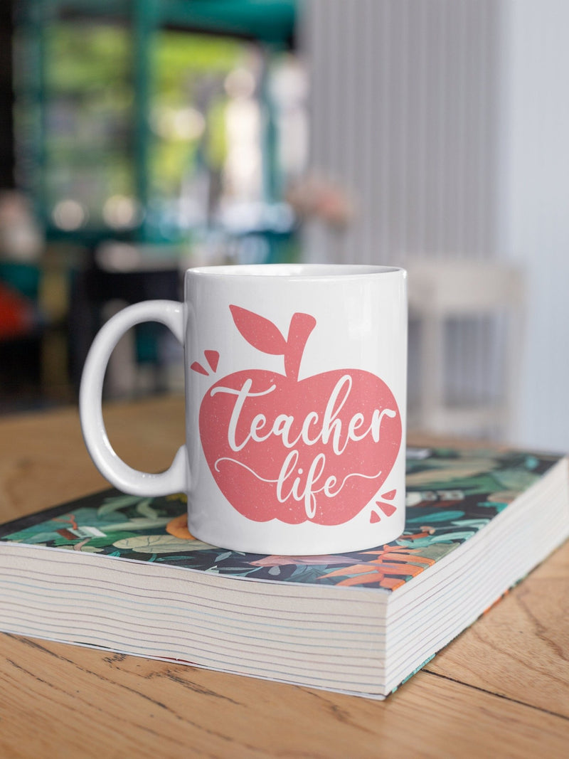 Teacher life, teachers mug, school leavers, teacher, gifts for teachers, world's best teacher. - little crafty souls