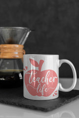 Teacher life, teachers mug, school leavers, teacher, gifts for teachers, world's best teacher. - little crafty souls