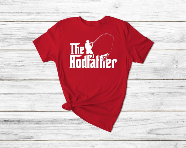 The Rodfather Funny Fishing Tshirt - little crafty souls