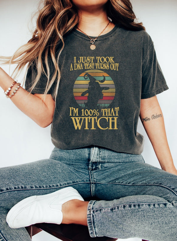 Took The Test And I'M 100% That Witch Tshirt - little crafty souls