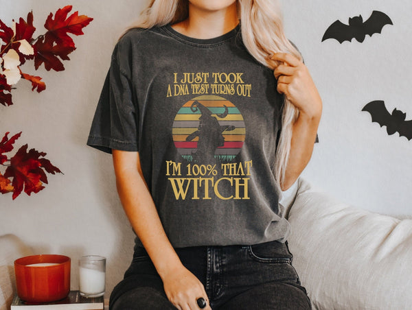 Took The Test And I'M 100% That Witch Tshirt - little crafty souls