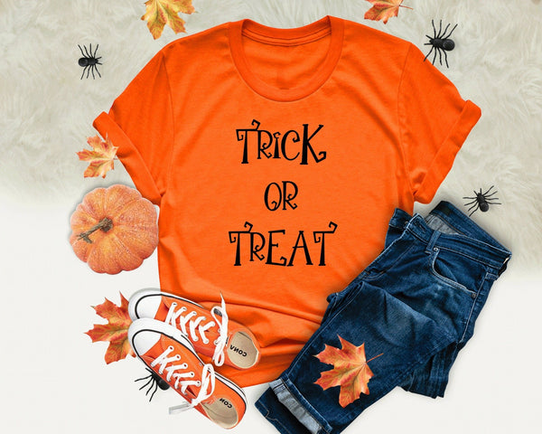 Trick Or Treat Halloween Tshirt - little crafty souls