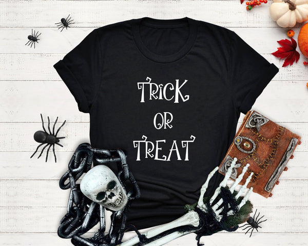 Trick Or Treat Halloween Tshirt - little crafty souls