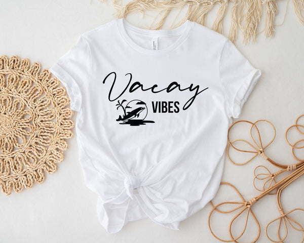 Vacay vibes tshirt, Girls' Trip Shirt | Girls holiday tshirts | Girls Travel Shirt | Road Trip | Travel Lover Gift, matching girls holiday - little crafty souls