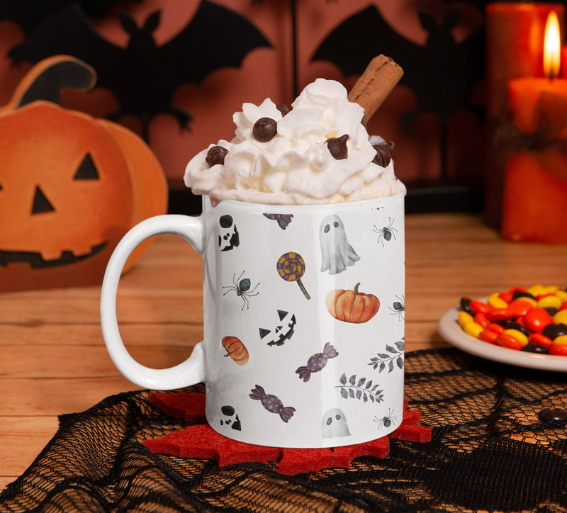 Watercolour Halloween Mug - little crafty souls