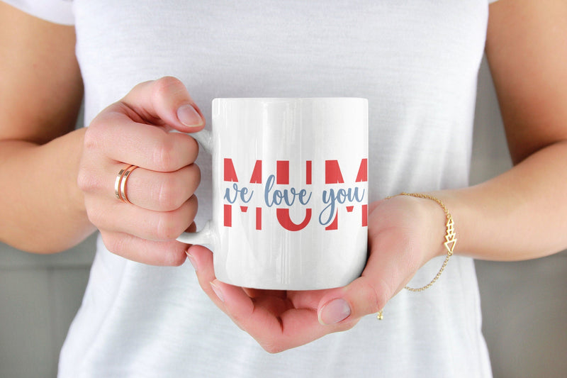 We love you mum, Mother's day, Mother's day mug, Mother's day gift, Mum mug, mug for mums - little crafty souls