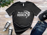 Weekend Hooker Funny Fishing Tshirt - little crafty souls