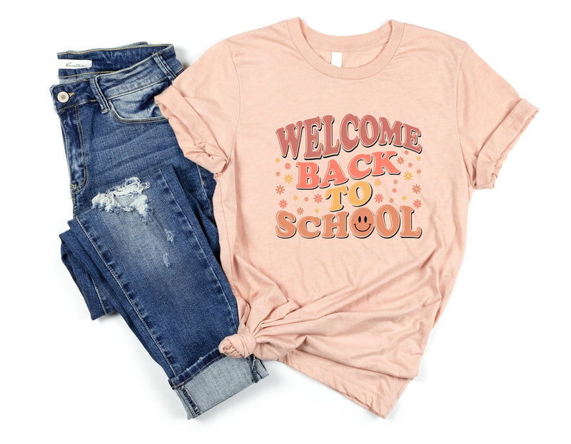 Welcome back to school tshirt, back to school teach tshirt, teach shirt, first day of school tshirt, best teacher tshirt, first grade - little crafty souls