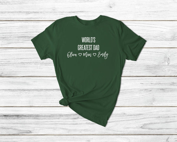 World'S Greatest Dad Tshirt - little crafty souls