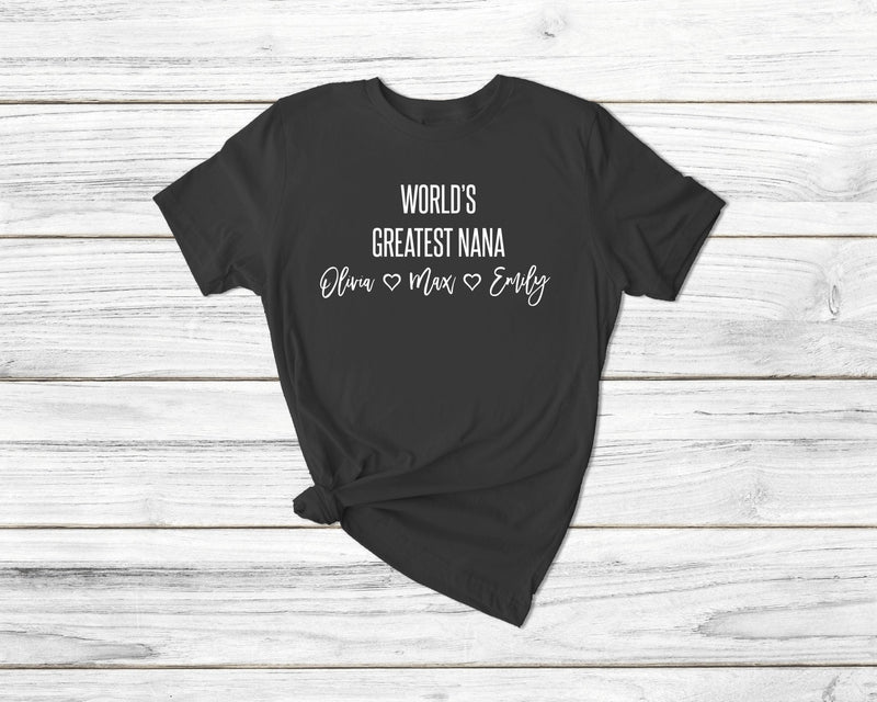 World'S Greatest Grandparents Tshirt - little crafty souls