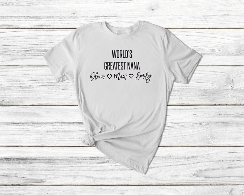 World'S Greatest Grandparents Tshirt - little crafty souls