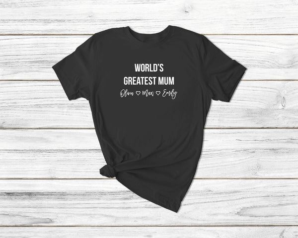 World'S Greatest Mum Tshirt - little crafty souls