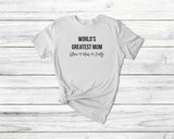 World'S Greatest Mum Tshirt - little crafty souls