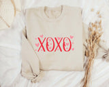 XOXO Sweatshirt, Hugs and Kisses seatshirt, valentines day jumper, valentines day sweater, valentines day, kids valentines day tshirt - little crafty souls