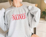 XOXO Sweatshirt, Hugs and Kisses seatshirt, valentines day jumper, valentines day sweater, valentines day, kids valentines day tshirt - little crafty souls